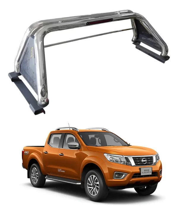 Roll Bar Bronx Acero Inox Stop Para Toyota Tacoma 2015 -2023