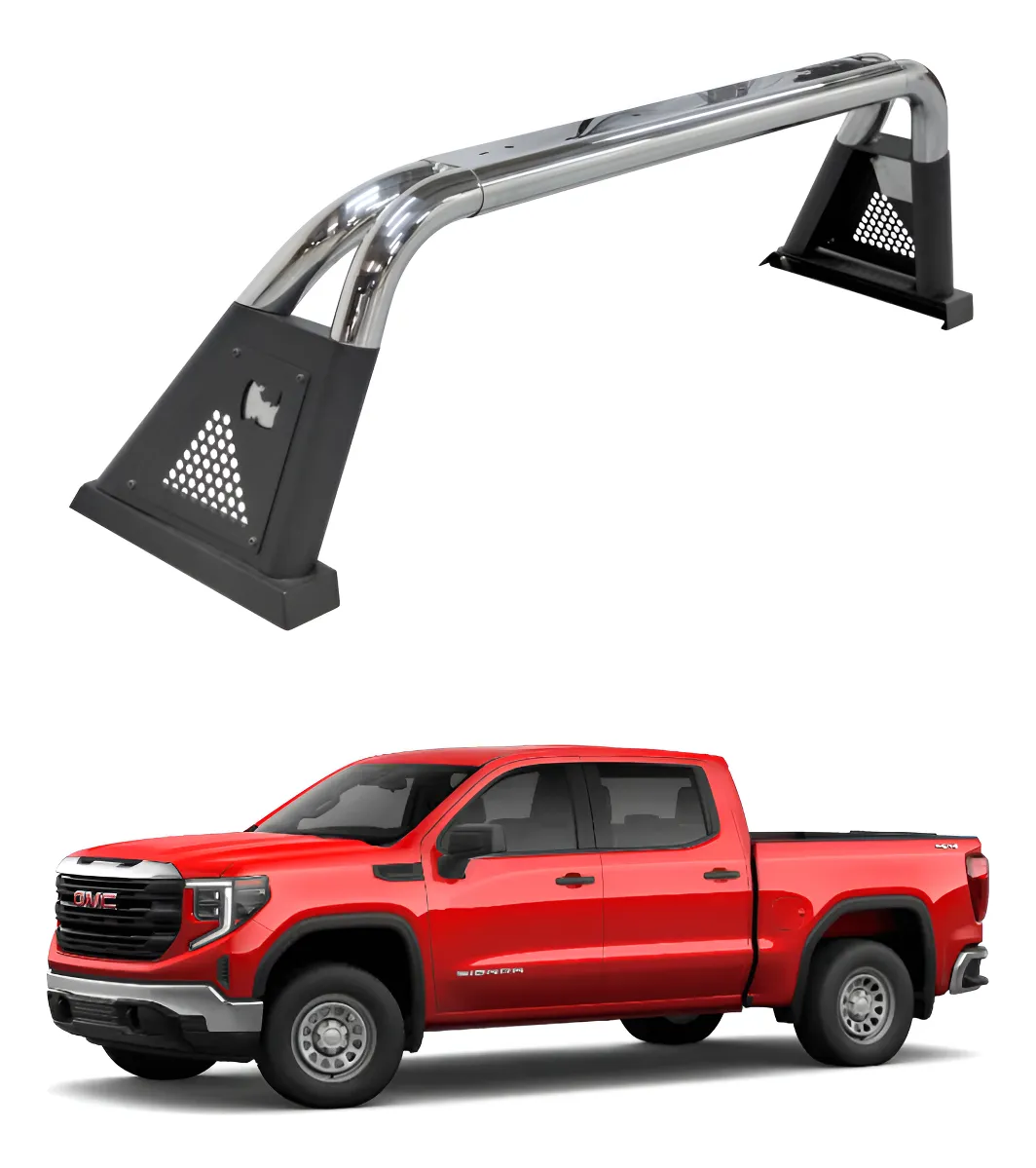 Roll Bar Sport 3.0 Inox. Silverado / Sierra 1500 2014 - 2022 - Image 1
