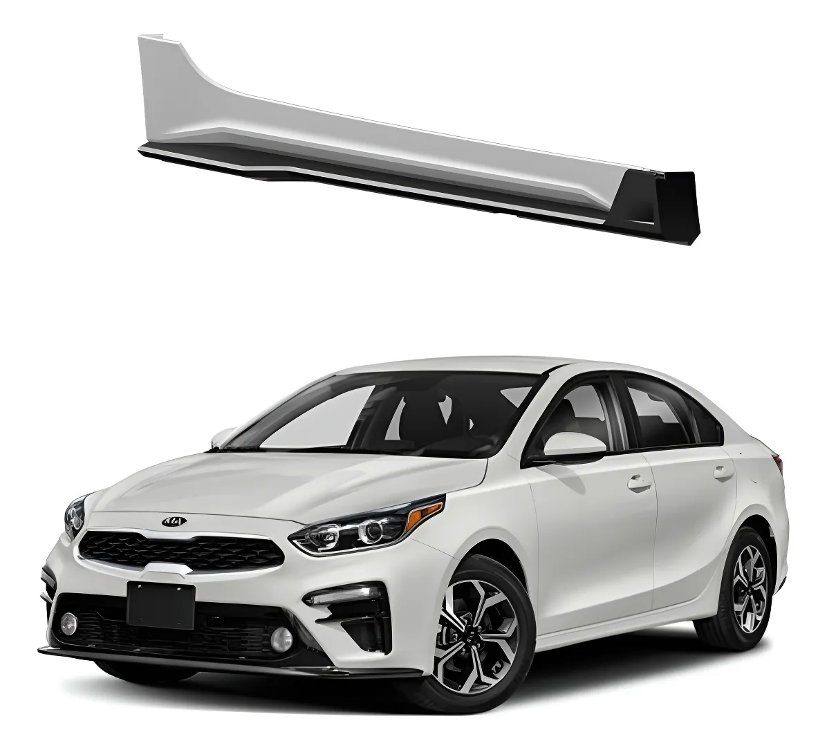 Juego De Faldones Laterales Air Design Kia Forte 2019 - 2023 - Image 1