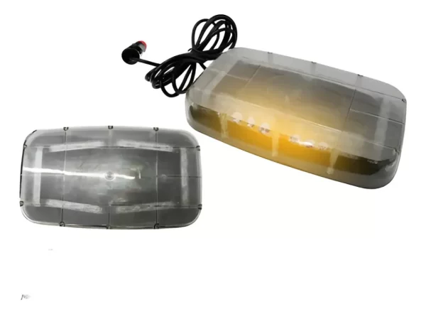 Torreta Rectangular 24 Hiperled 8 Funciones Ambar