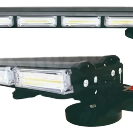 Torreta Dob Barra Led Cob 18x1.5  C/iman 6 Func Roj/azul Ctr