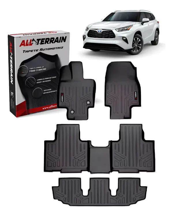Juego De Tapetes All Terrain Para Toyota Highlander 2022