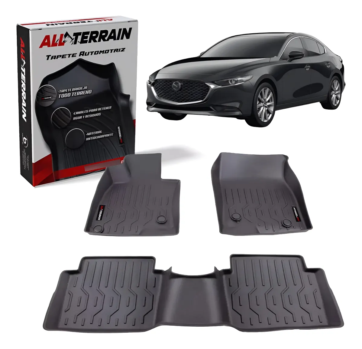 Juego De Tapetes All Terrain Para Mazda 3 2019 Al 2023 - Image 1