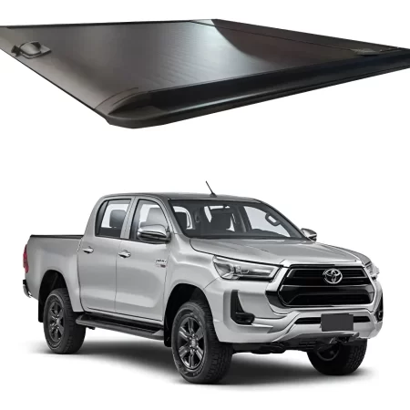 Tapa Cubre Batea Retractil Manual Hilux D Cabina 2015 2025