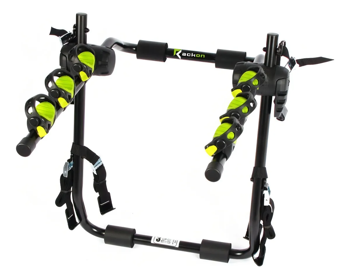 Portabicicletas Trasero Rack On Cajuela R5 Acero Negro 3 Bicicletas - Image 1