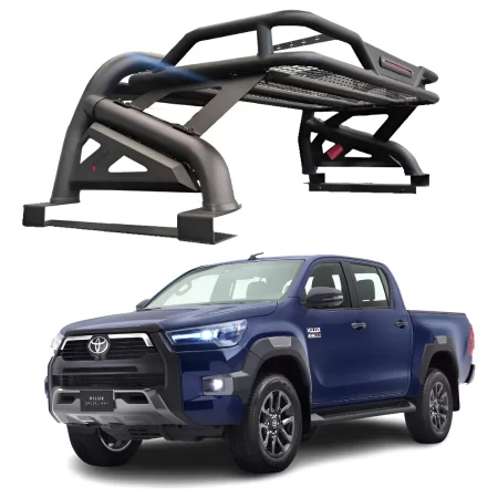 Roll Bar Con Canastilla Y Luz Stop Hilux Revo 2005 2024