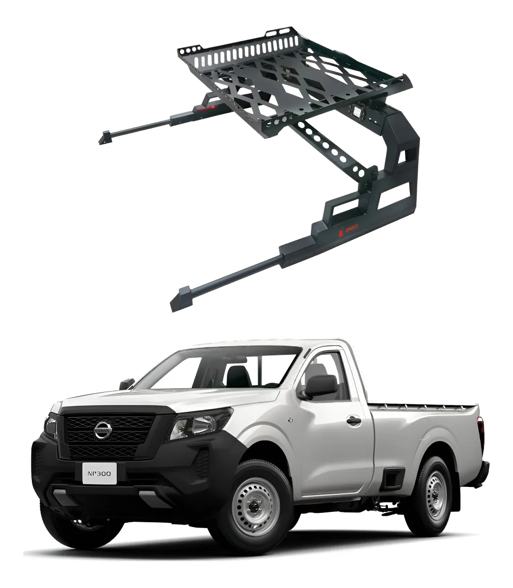 Roll Bar C/ Canastilla Nissan Np300 / Frontier 2015 - 2024 - Image 1