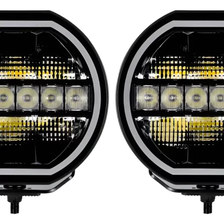 Faro De Luz Led Maxline 9  Gr Blackout Series 1 Par Driving