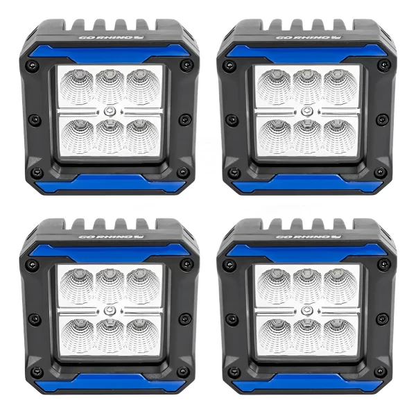 Faros Cuadrados 3in Gr Bright Series C/inserto De Plastico
