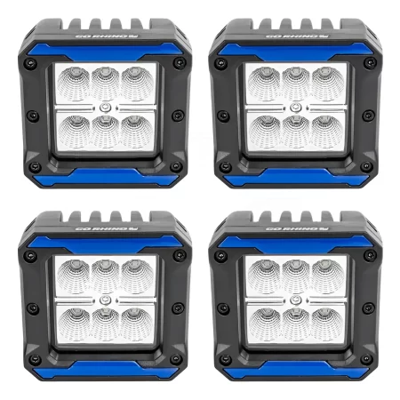 Faros Cuadrados 3in Gr Bright Series C/inserto De Plastico
