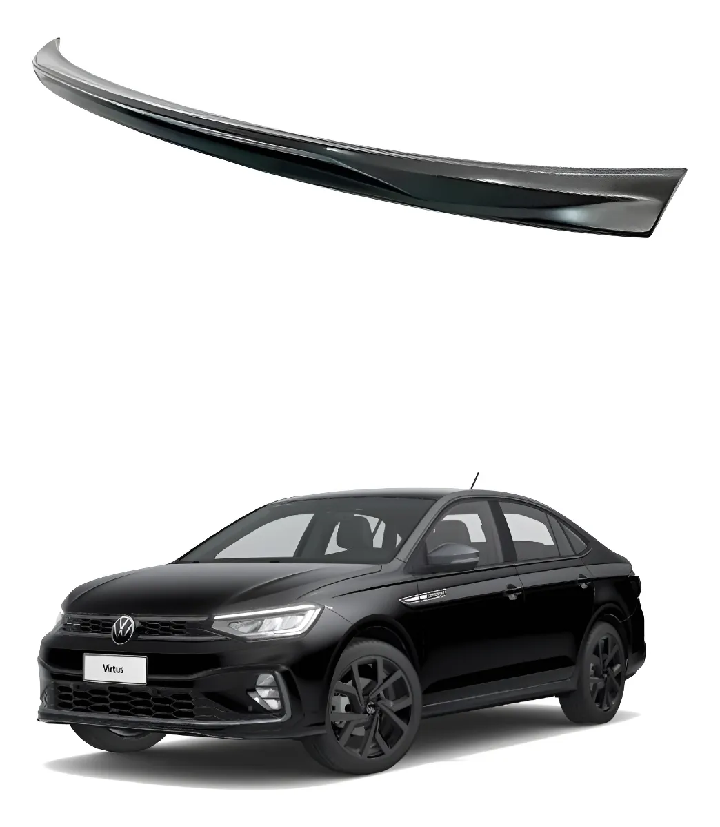 Alerón De Alto Perfil Para Vw Virtus 2020 - 2025 - Image 1