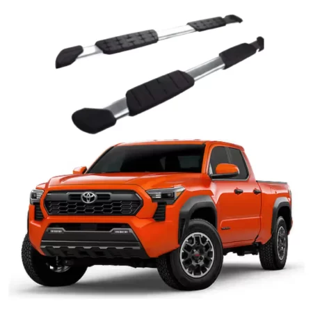 Estribos Cromados Para Toyota Tacoma D Cabina 2015  2025