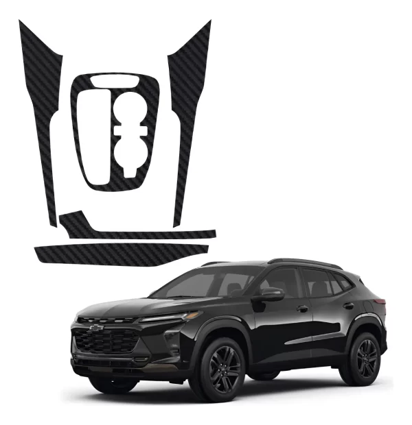 Calcomanías Chevrolet Trax Rs 2024 Fibra Carbono