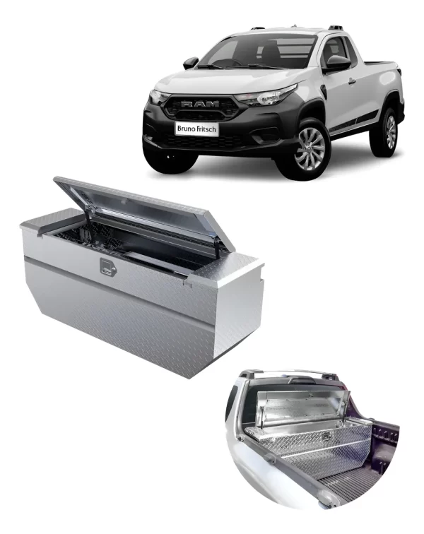 Caja Herrmientas Ram 700 2010-2024 C/laterales Fijos Cab/s