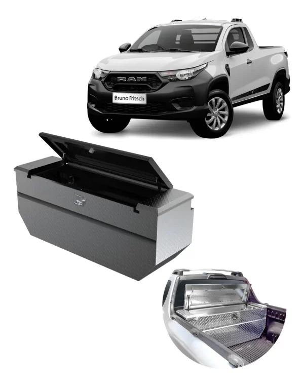 Caja Herrmientas Ram 700 2010-2024 C/laterales Fijos Cab/s