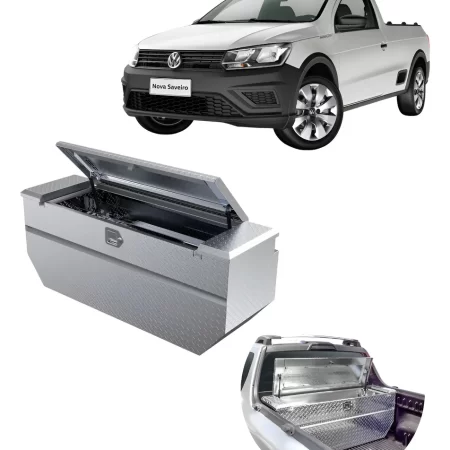 Caja Herrmientas Saveiro 2010 - 2024 C/laterales Fijos Cab/s