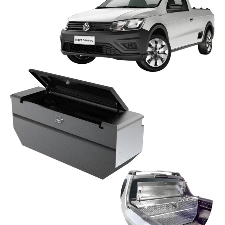 Caja Herrmientas Saveiro 2010-2024 C/laterales Fijos Cab/s