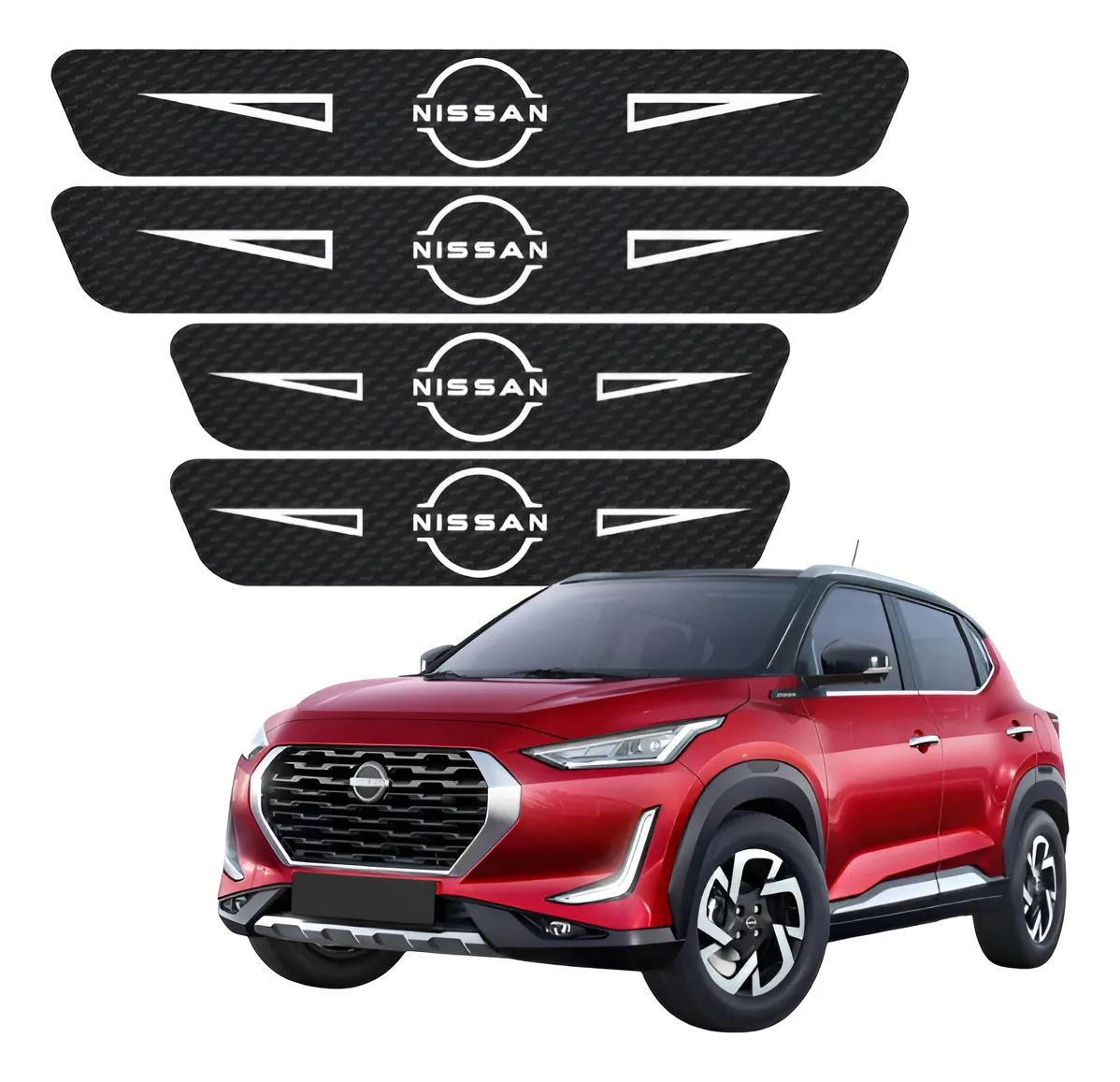 Proteccion De Estribos Fibra De Carbono Nissan Genericos 2 - Image 1