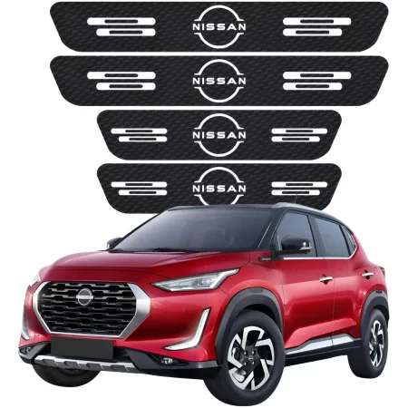 Proteccion De Estribos Fibra De Carbono Nissan Genericos