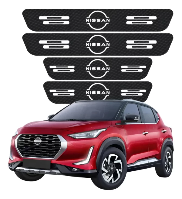 Proteccion De Estribos Fibra De Carbono Nissan Genericos