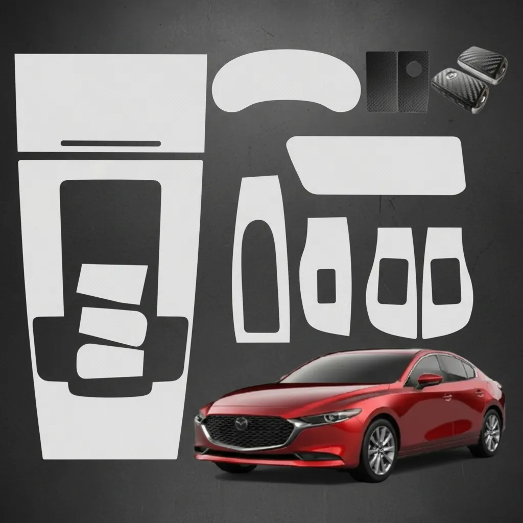 Protector Ppf Transparente Mazda 2019 - 2023 Consola Puertas - Image 1