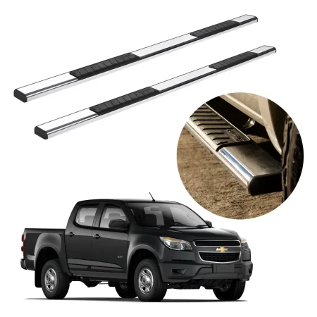 Estribos Serie 100 Para Chevrolet S10 Del 2016 Al 2020 Cromo