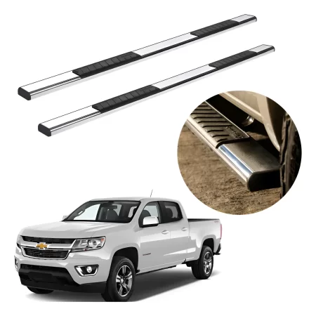 Estribos Serie 100 Para Chevrolet Colorado 2013 - 2021 Cromo
