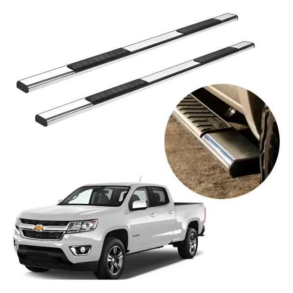 Estribos Serie 100 Para Chevrolet Colorado 2013 - 2021 Cromo