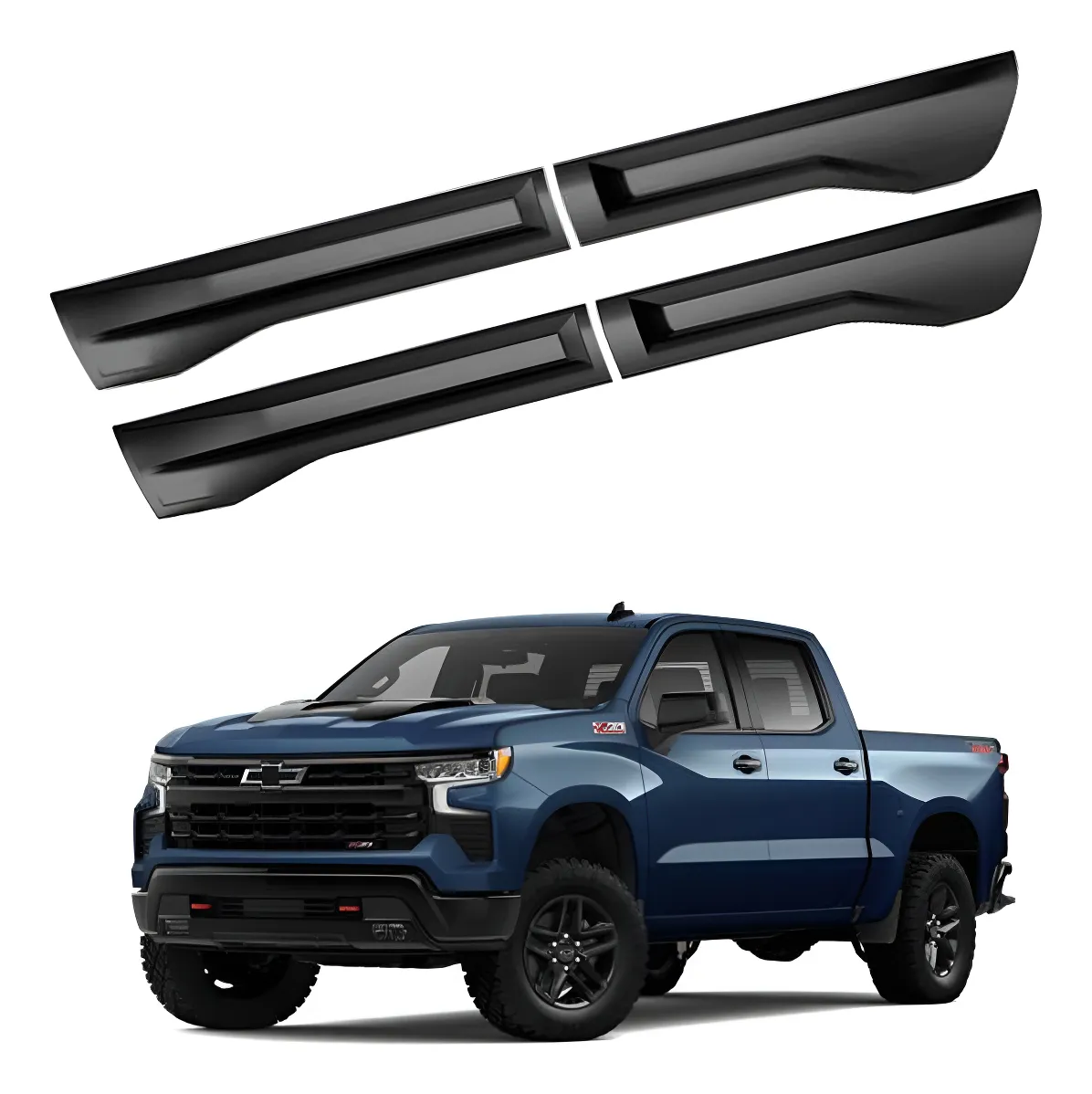 Moldura De Puerta Ancha Airdesign Chevrolet Silv 2019-2025 - Image 1