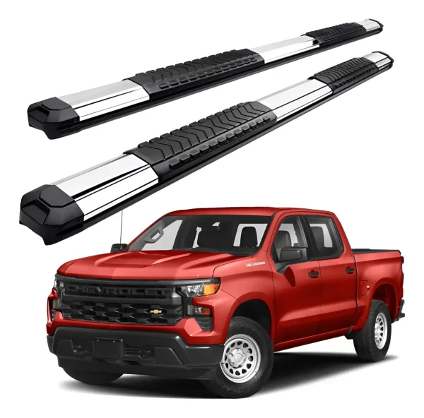 Estribos Platinum 400 Chevrolet Silverado 19-20 Doca Cromado