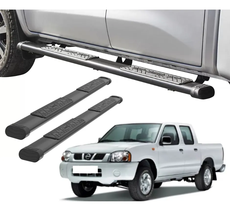 Estribos Bronx Negros Para Nissan D21 D22 1994 - 2015 - Image 1