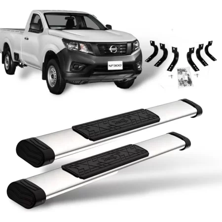 Estribos Bronx Frontier Np300 Cabina/sen 2016-2020 Cromado