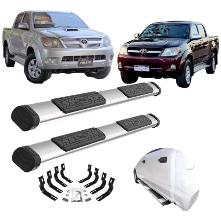 Estribos Bronx Toyota Hilux Doble Cabina 2006-2011 Cromo