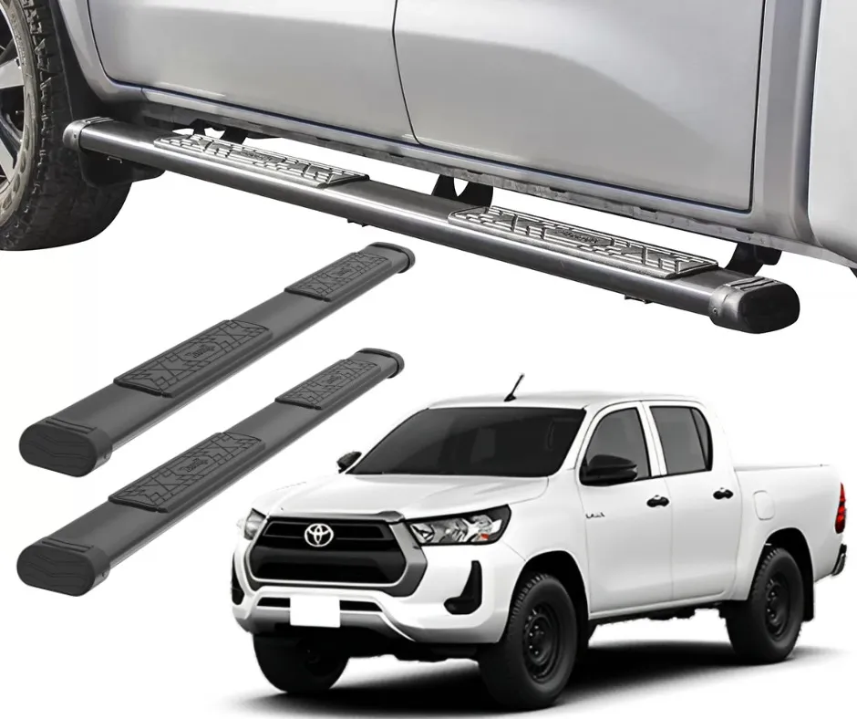 Estribos Bronx Compatibles Con Toyota Hilux 2016 - 2025 - Image 1
