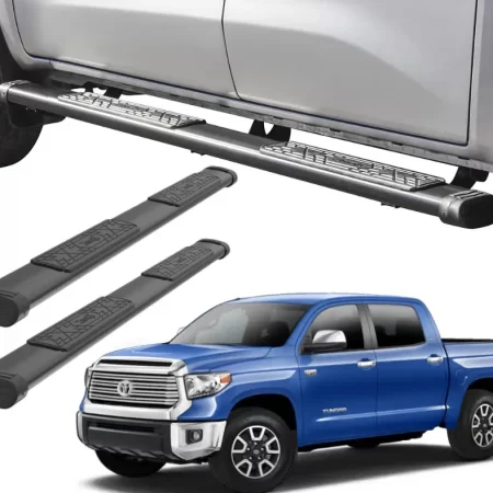 Estribos Bronx Negros Toyota Tundra 2007 - 2021 Doble Cabina
