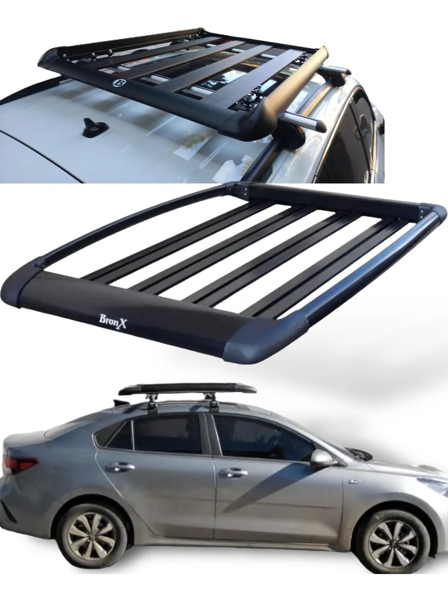 Canastilla Portaequipaje Bronx Aluminio Mediana 1m X 1.48m - Image 1