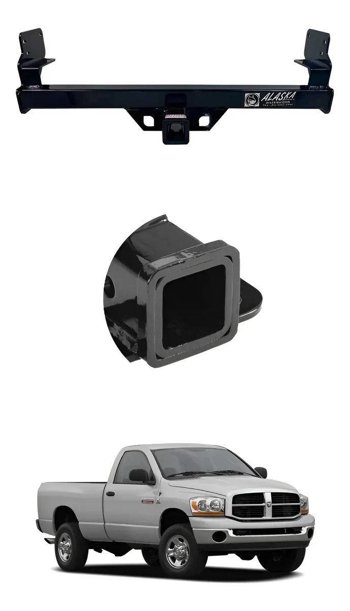 Tirón Arrastre Jalon Dodge Ram 1500 2006-2008 Negro - Image 1