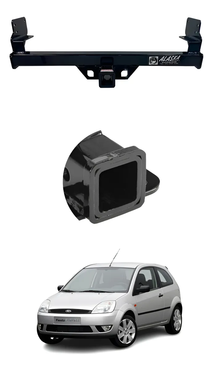 Tirón De Arrastre Jalon Ford Fiesta 2003-2008 Negro - Image 1