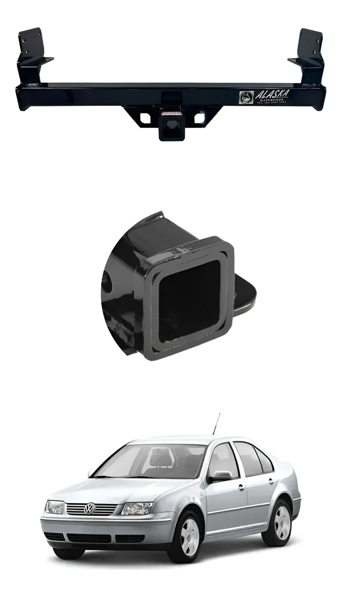 Tirón Jalón De Arrastre Volkswagen Bora 2005-2010 Negro - Image 1