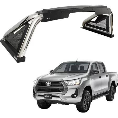Roll Bar Go Rhino Sport Bar 2.0 Toyota Hilux 2016-2023 Inox