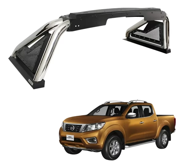 Roll Bar Np300 Frontier 16-2023 Inox Go Rhino Sport Bar 2.0