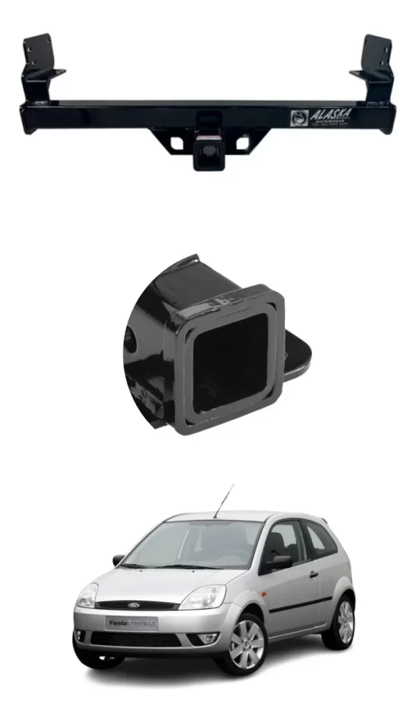 Tirón De Enganche Ford Fiesta 2003-2008 Negro