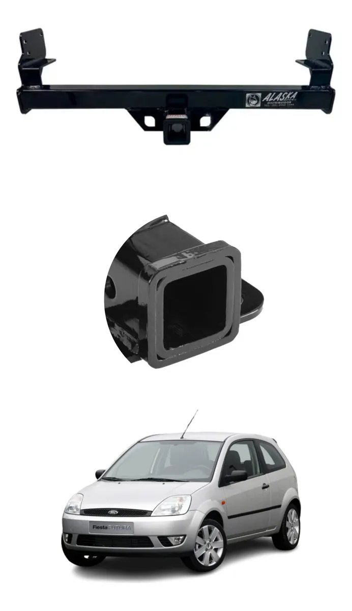 Tirón De Enganche Ford Fiesta 2003-2008 Negro - Image 1