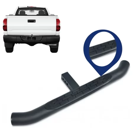 Escalón De Tirón Go Rhino Universal 360 Negro Tubular Huella