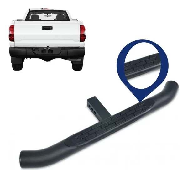 Escalón De Tirón Go Rhino Universal 360 Negro Tubular Huella