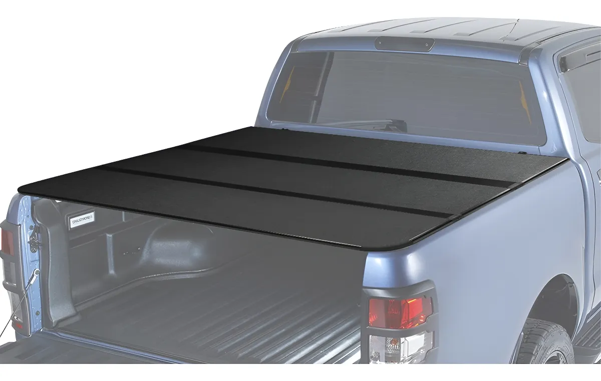 Tapa De Batea 3 Secciones Aluminio Ford Ranger 2013 2022 - Image 1