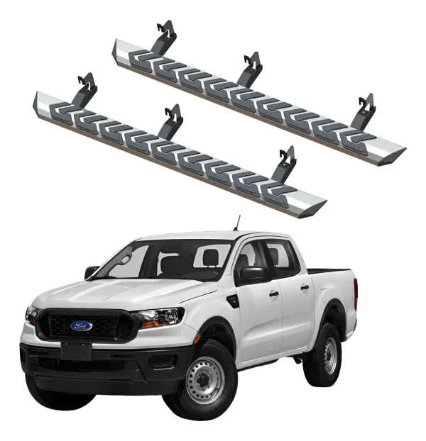Estribos Serie 900 Para Ford Ranger 2016 - 2022 Doble Cabina