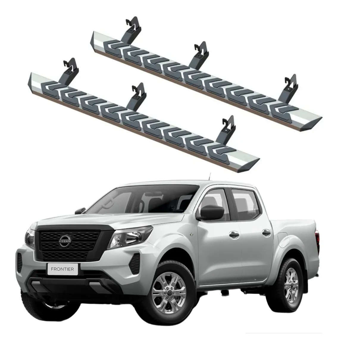 Estribos Serie 900 Para Nissan Np300 Frontier 2016 - 2023 - Image 1