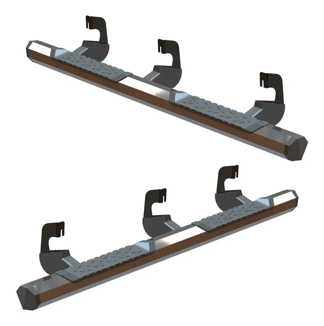 Juego De Estribos Serie 700 Nissan Np300 2016 Doble Cab Crom - Image 1