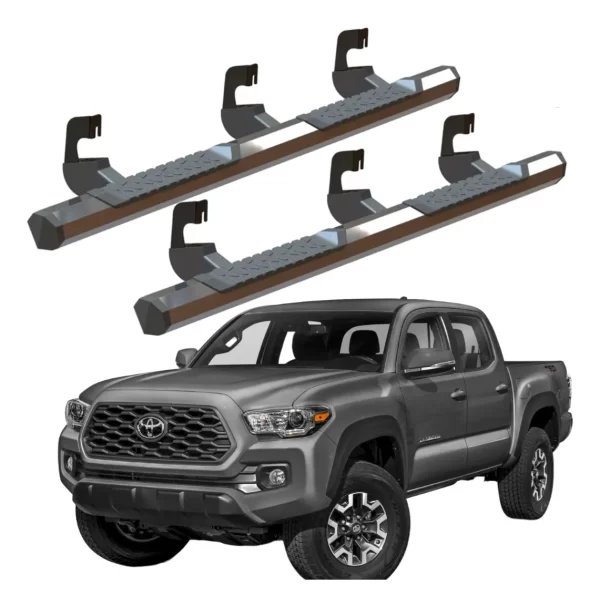 Estribos Serie 700 Toyota Tacoma 2005 - 2023 Doble Cabina